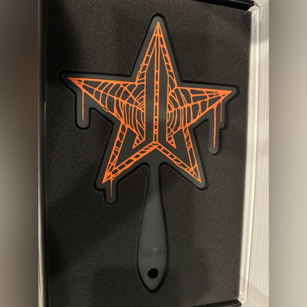 Jeffree Star Black Soft Touch Hand Mirror